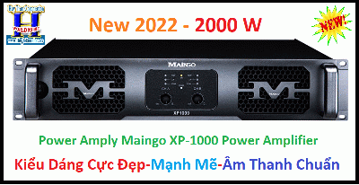 + New 2022 :Maingo XP-1000 Power Amplifier (2000 W)